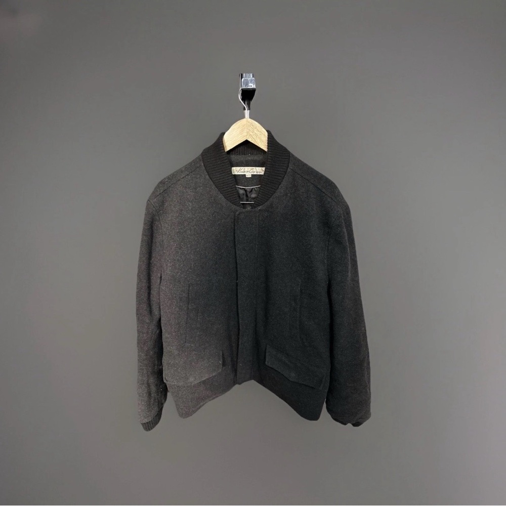 Kenneth Cole Charcoal Bomber Jacket